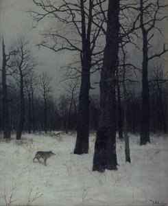 Wald im Winter von Isaak Ilyich Levitan