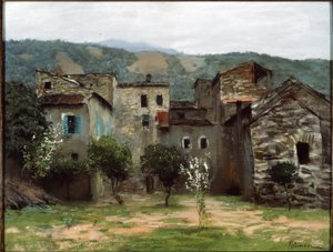 Nahe Bordighera, im Norden Italiens von Isaak Ilyich Levitan
