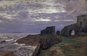 Überreste der Vergangenheit. Dämmerung. Finnland von Isaak Ilyich Levitan