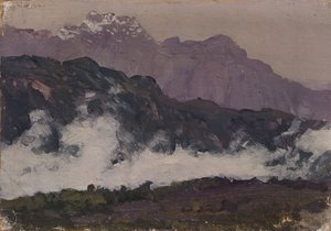 Die Alpen, 1897 von Isaak Ilyich Levitan