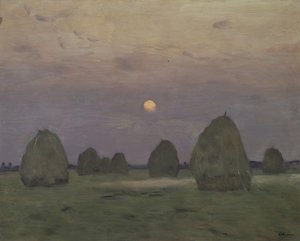 Dämmerung. Die Heuhaufen, 1899