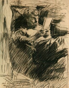 Porträt des Künstlers und Autors David Burliuk 1882-1967 von Isaak Israilevich Brodsky
