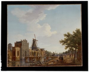 Das Catharijnepoort in Utrecht von Isaak Ouwater