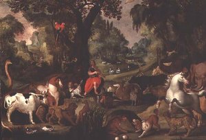 Orpheus bezaubert die Tiere
