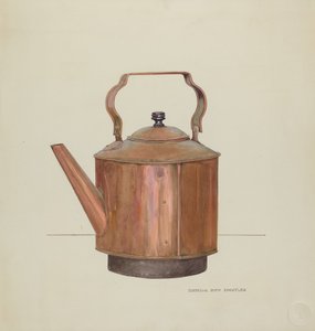 Kupferner Teekessel