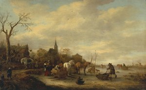 Winterszene von Isack van Ostade