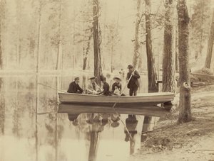 Szene am Stella Lake, Wawona Station, 1880 von Isaiah Taber