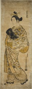 Das Yoshiwara in Edo - Ein Set aus drei (Edo Yoshiwara sanpukutsui) von Ishikawa Toyonobu