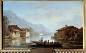Schweizer Fischer in Interlaken von Isidore Dagnan