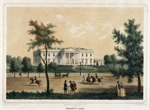 Washington--Haus des Präsidenten