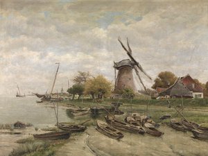 Die Schelde in Mariakerke