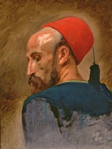 Kopf eines Arabers in einem Fez von Isidore Pils