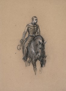 Soldat zu Pferd (Militaire à cheval) von Isidore Pils