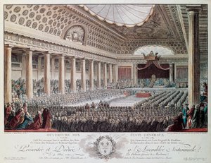 Eröffnung der Generalstände in Versailles 1789 von Isidore Stanislas Helman