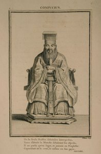 Porträt des chinesischen Denkers und Sozialphilosophen Konfuzius, 1788