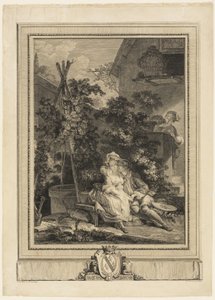 Der verliebte Gärtner von Isidore Stanislas Helman