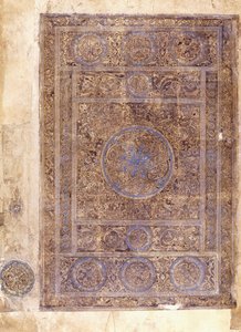 Ein Blatt aus einem großen Koran, Mesopotamien, 1344