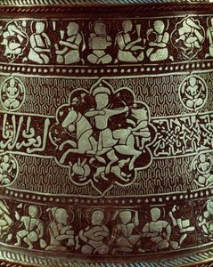Detail einer Lampe, aus Ägypten, 1282 von Islamic School