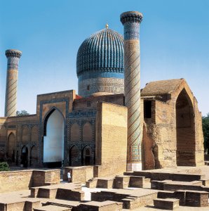 Mausoleum von Gur-i-Amir und das Grab von Tamerlan, Samarkand, Usbekistan
