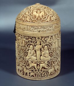 Pyxis von Al-Mughira aus Elfenbein, 968
