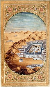 Ansicht von Mekka und die Ebenen des Berges Arafat