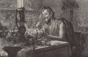 Der Teufel schafft Masken von Ismael after Gentz