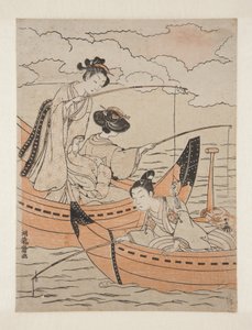 Boote der Liebe von Isoda Koryusai