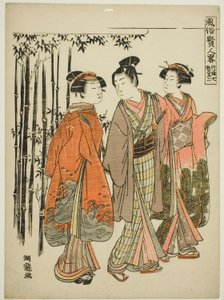 Sieben Weise des Bambushains - Nr. 2, aus der Serie "Beliebte Versionen von Weisen" von Isoda Koryusai