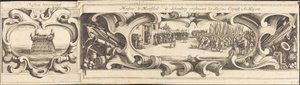 Die Belagerung von La Rochelle [Tafel 14 von 16; Set umfasst 1952.8.97-112] von Israel Henriet or Abraham Bosse after Jacques Callot
