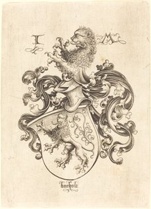 Wappen mit Löwe, ca. 1480-1490