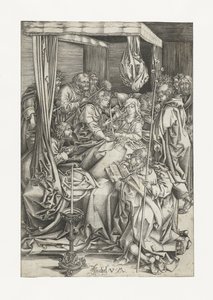 Der Tod Marias von Israhel van Meckenem