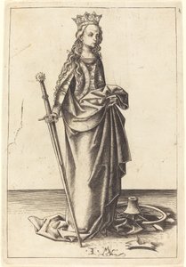 Heilige Katharina von Israhel van Meckenem