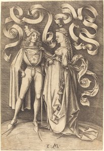 Der Ritter und die Dame von Israhel van Meckenem