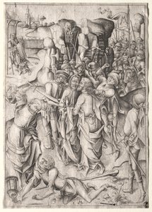 Die Passion: Christus gefangen genommen von Israhel van Meckenem