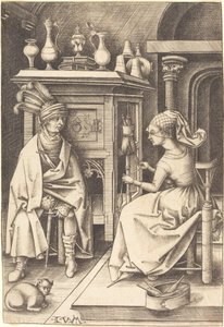 Der Besuch bei der Spinnerin, ca. 1495-1503