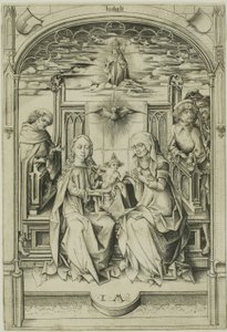 Die Heilige Familie von Israhel van Meckenem the younger
