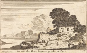 Die Ecke der guten Männer nahe Paris von Israël Silvestre