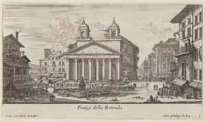 Piazza della Rotonda von Israël Silvestre