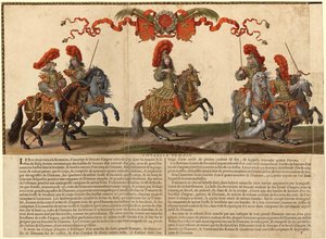 Große Kavalkade in Paris 1662, 1670 von Israël Silvestre the Younger