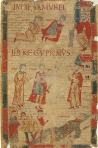 Vier Szenen aus dem ersten Buch Samuel von Italian 11th Century