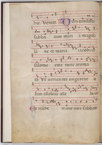 Blatt 2 aus einem Antiphonar-Fragment