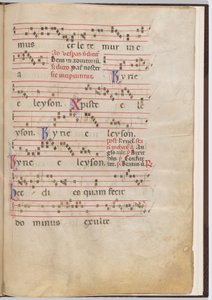 Blatt 5 aus einem Antiphonar-Fragment
