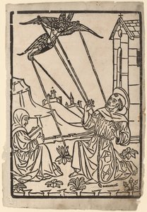 Heiliger Franziskus empfängt die Stigmata