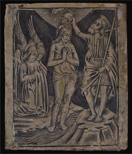 Taufe Christi von Italian 16th Century