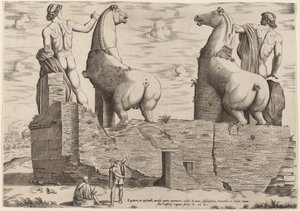 Equitum, in Quirinali, aversa parte von Italian 16th Century
