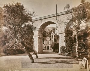 Album "Gênes et Pise": Kapelle Sainte Dévote in Monaco, ca. 1880-90 (s/w Foto) von Italian Photographer