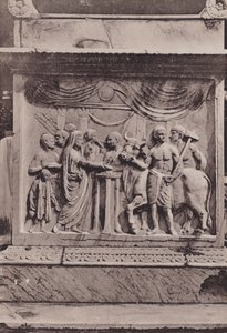 Ara Del Tempio Di Mercurio Di Vespasiano, Altar des Merkur- oder Vespasian-Tempels von Italian Photographer