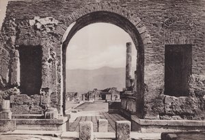 Arco Di Nerone, Neros Bogen (s/w Foto) von Italian Photographer