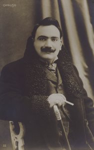 Enrico Caruso, italienischer Opernsänger von Italian Photographer