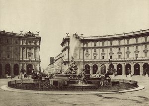 Exedra oder Piazza della Repubblica von Italian Photographer